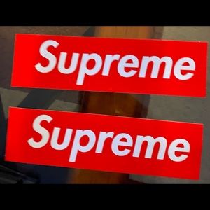 Authentic Supreme stickers